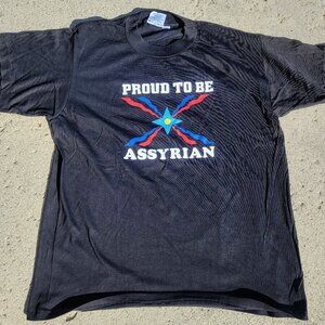 Black PROUD TO BE ASSYRIAN T-Shirt